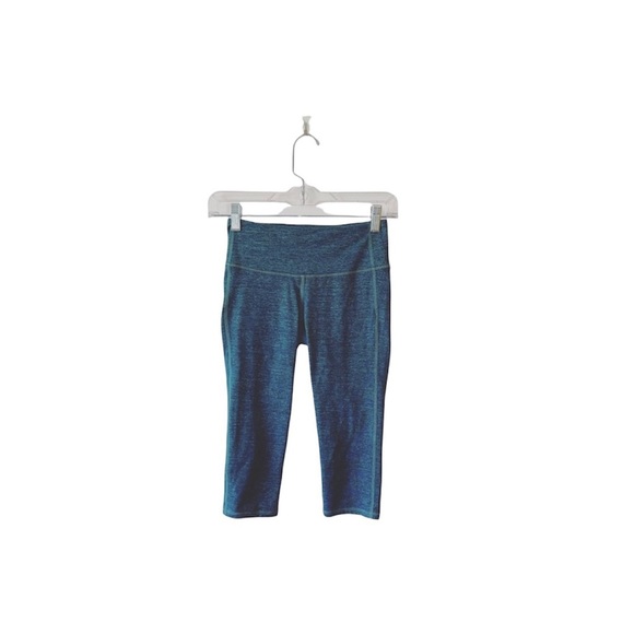 Athleta Teal Odyssey Chaturanga Knicker Mid-rise Capri Leggings XXSmall Women’s - Picture 1 of 11
